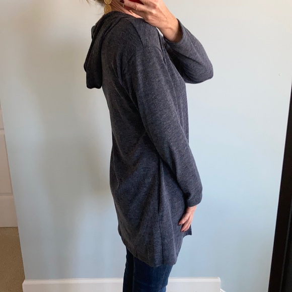 Med & Large Navy Blue Open Cardigan - Picture 6 of 9